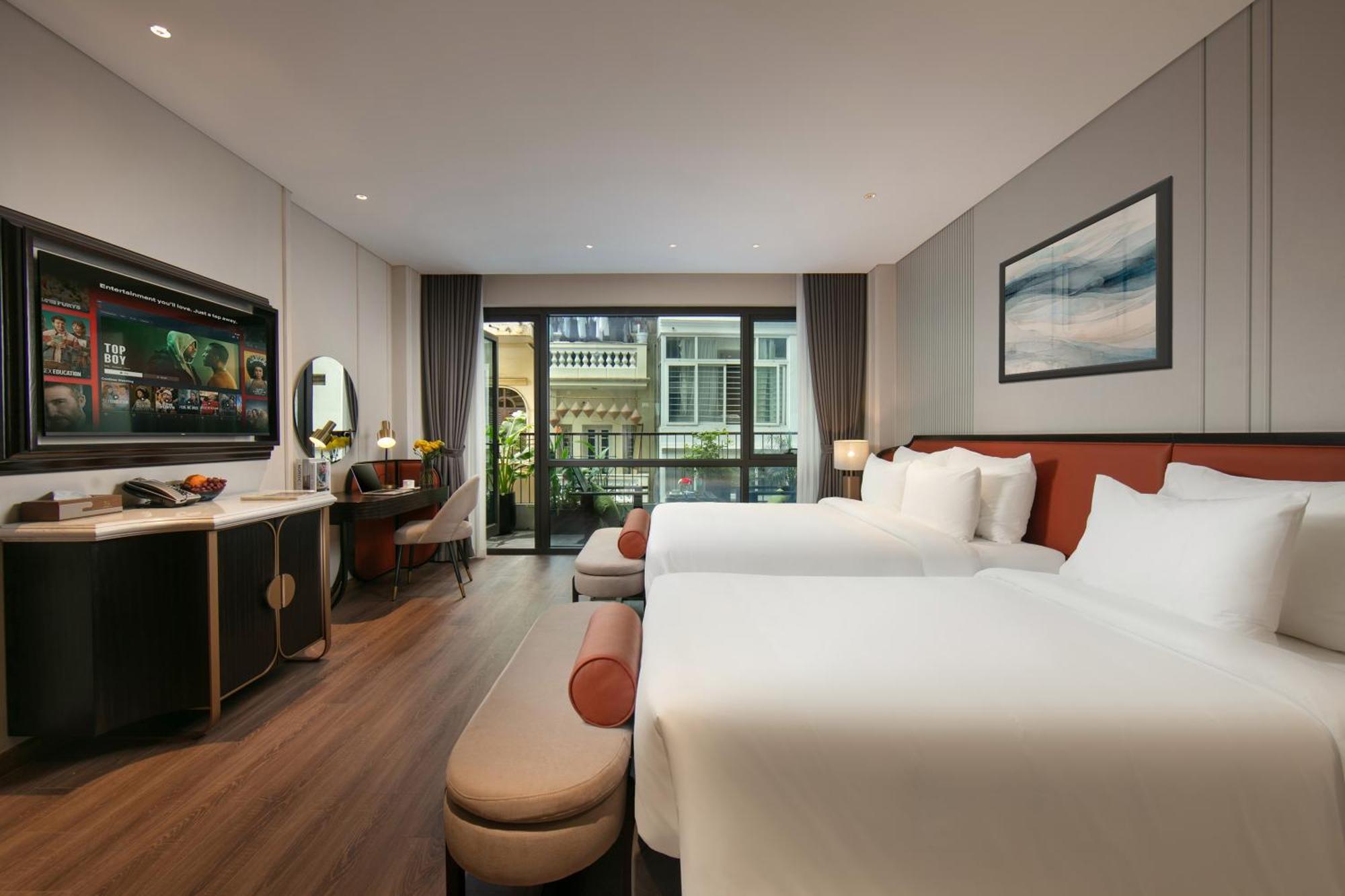 Le Premier Hotel & Rooftop Bar Hanoi Kültér fotó
